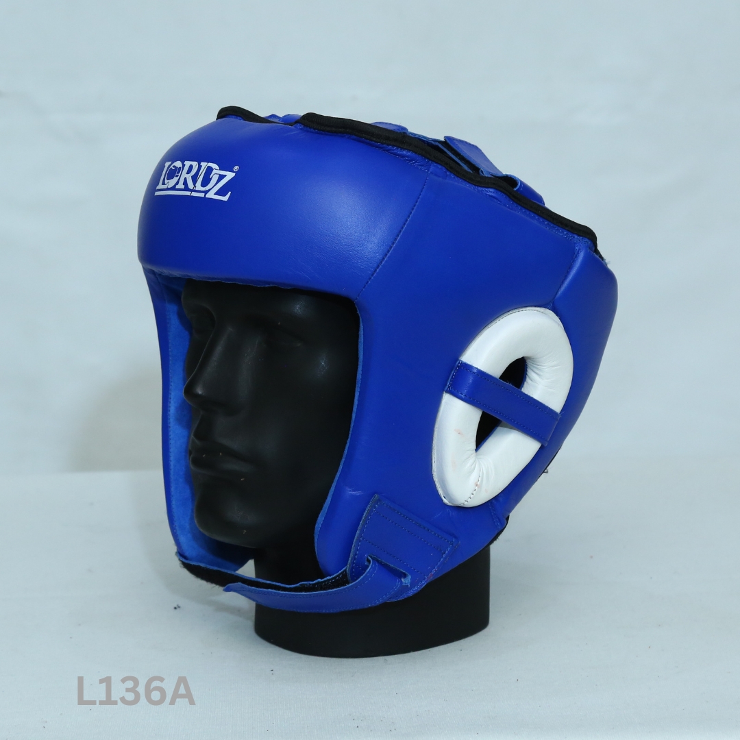 L-136A Genuine Leather Competition Headgear With Ear Padding view 3