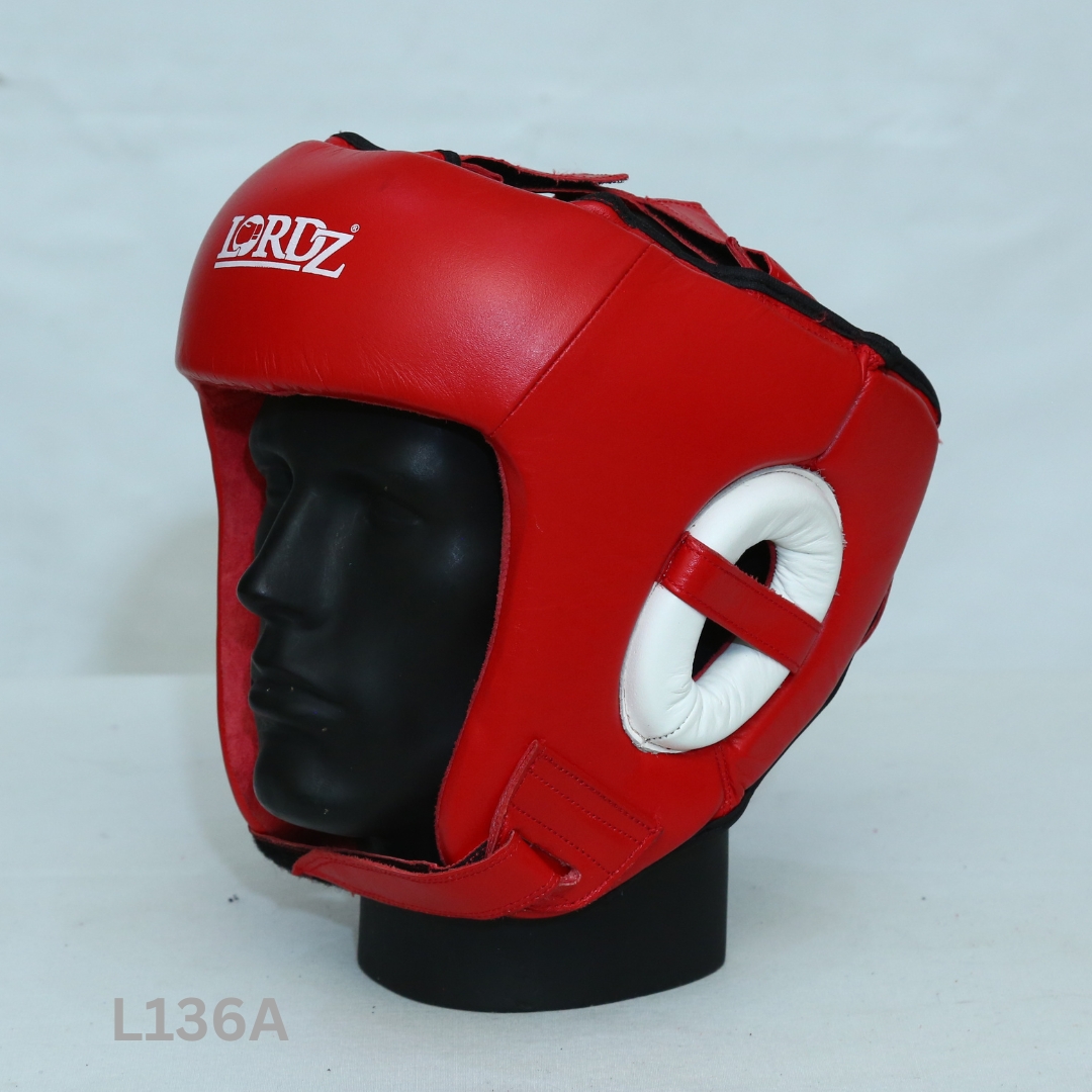 L-136A Genuine Leather Competition Headgear With Ear Padding view 5