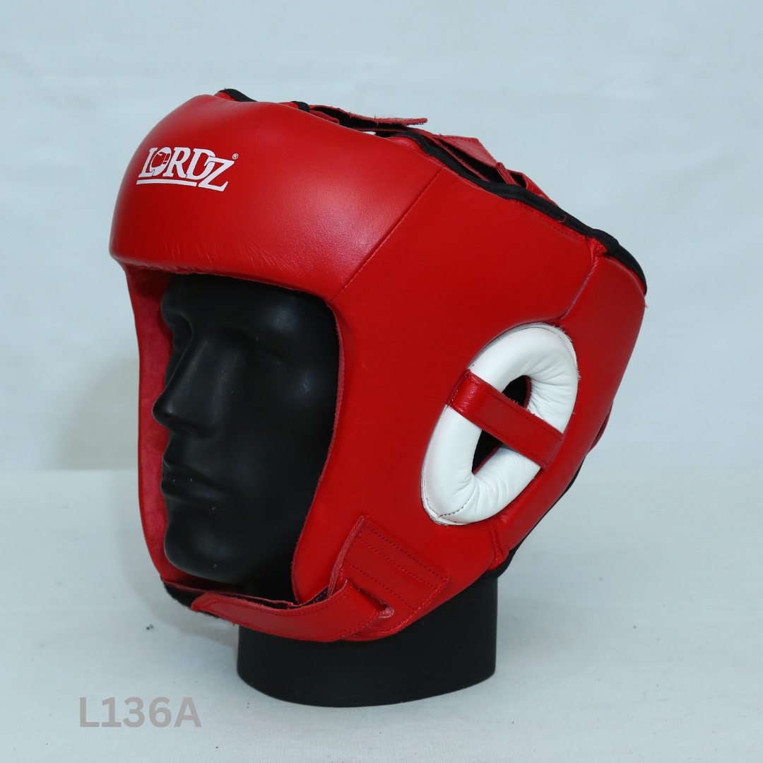 L-136A Genuine Leather Competition Headgear With Ear Padding view 6