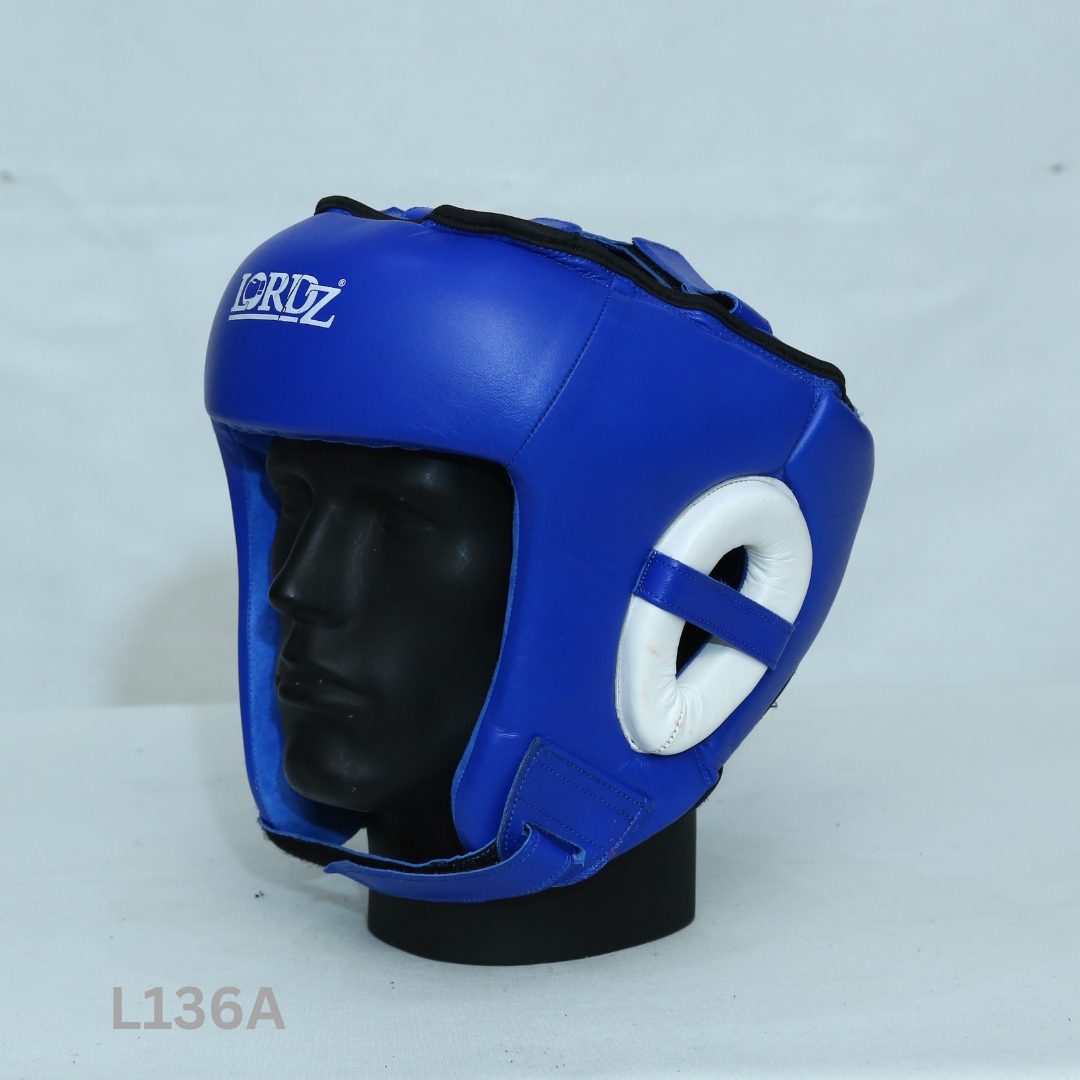 L-136A Genuine Leather Competition Headgear With Ear Padding