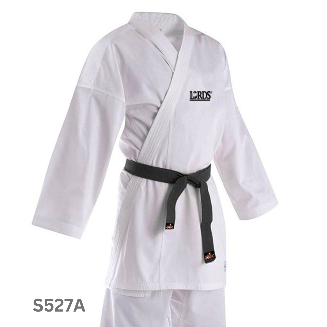 S-527A Poly Cotton Karate Dress view 3