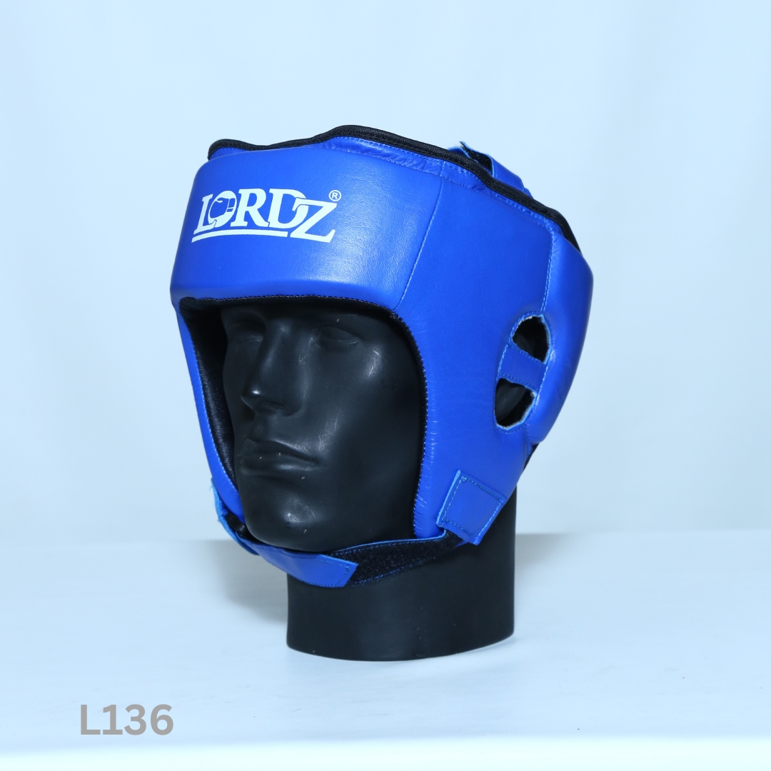 L-136 Leather Competition Head Guard Without Ear Padding
