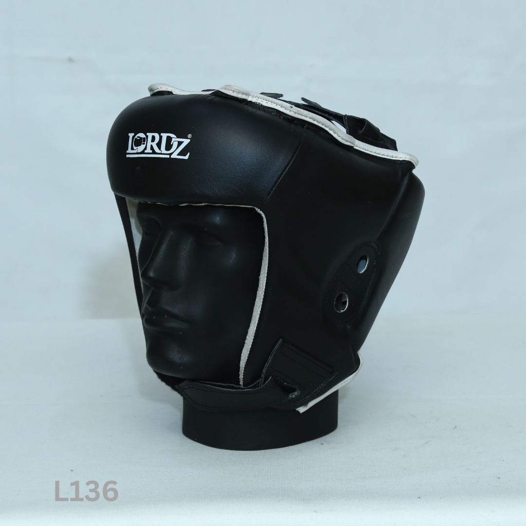 L-136 Leather Competition Head Guard Without Ear Padding view 7
