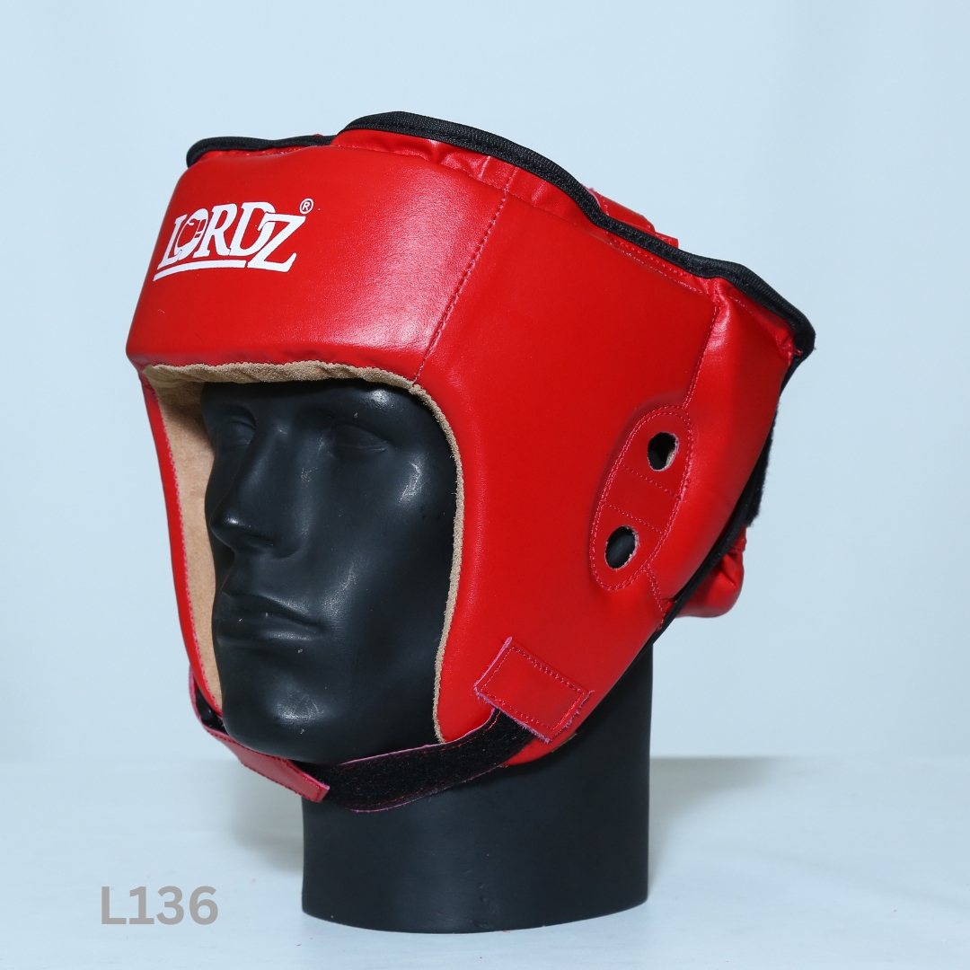 L-136 Leather Competition Head Guard Without Ear Padding view 4