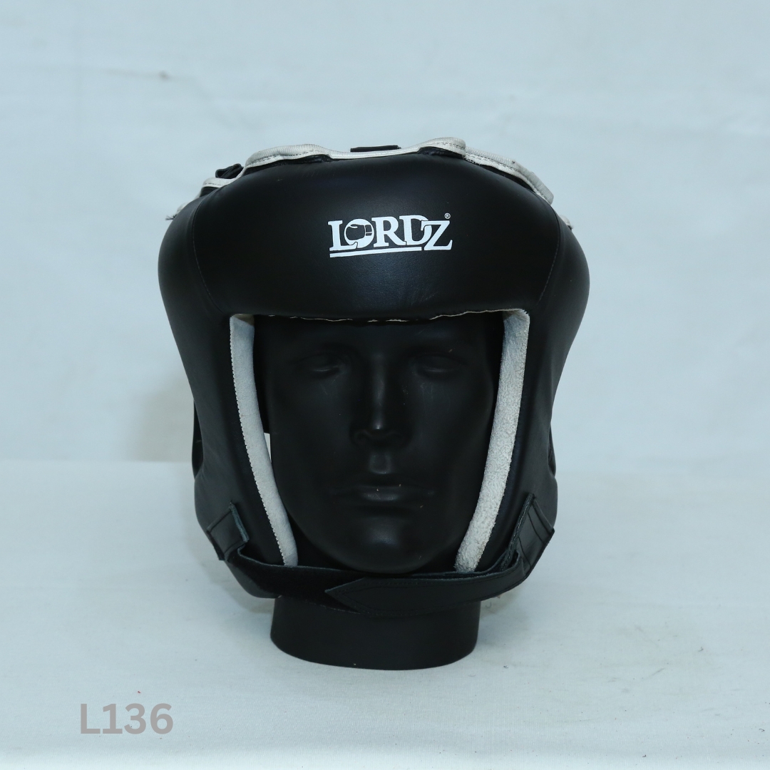 L-136 Leather Competition Head Guard Without Ear Padding view 8