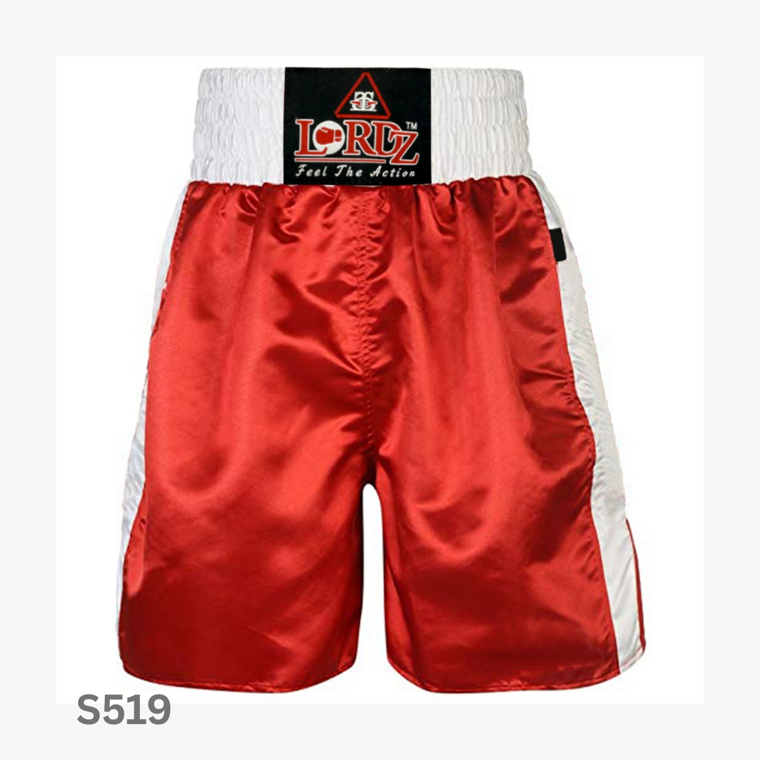 S-519 Satin Fabric Men's Boxing Shorts view 9