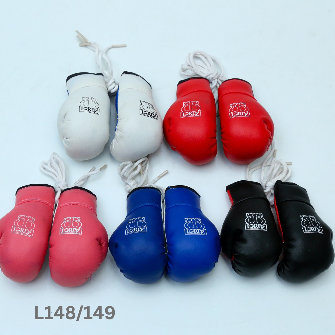 L-148 Synthetic Leather Mini Boxing Keyring view 3