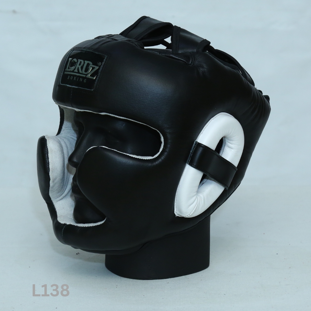 L-138 Leather Sparring Headgear view 4
