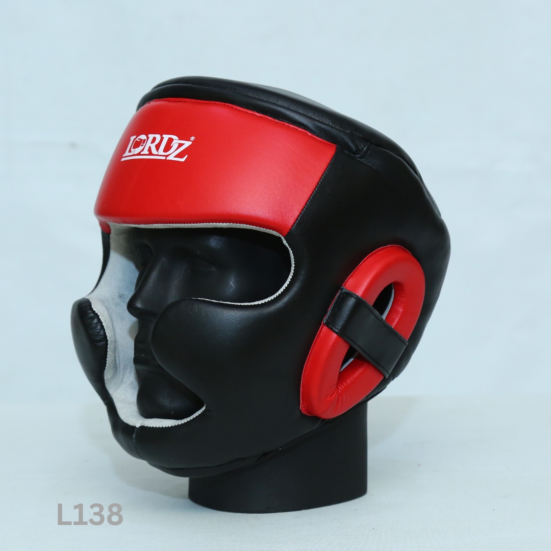 L-138 Leather Sparring Headgear view 2