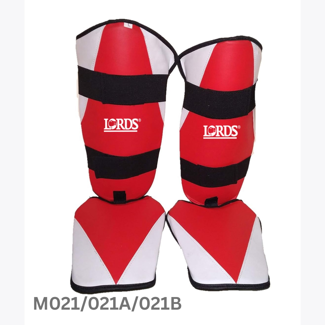 M-021A Leather Martial Art Shin Footpad view 3