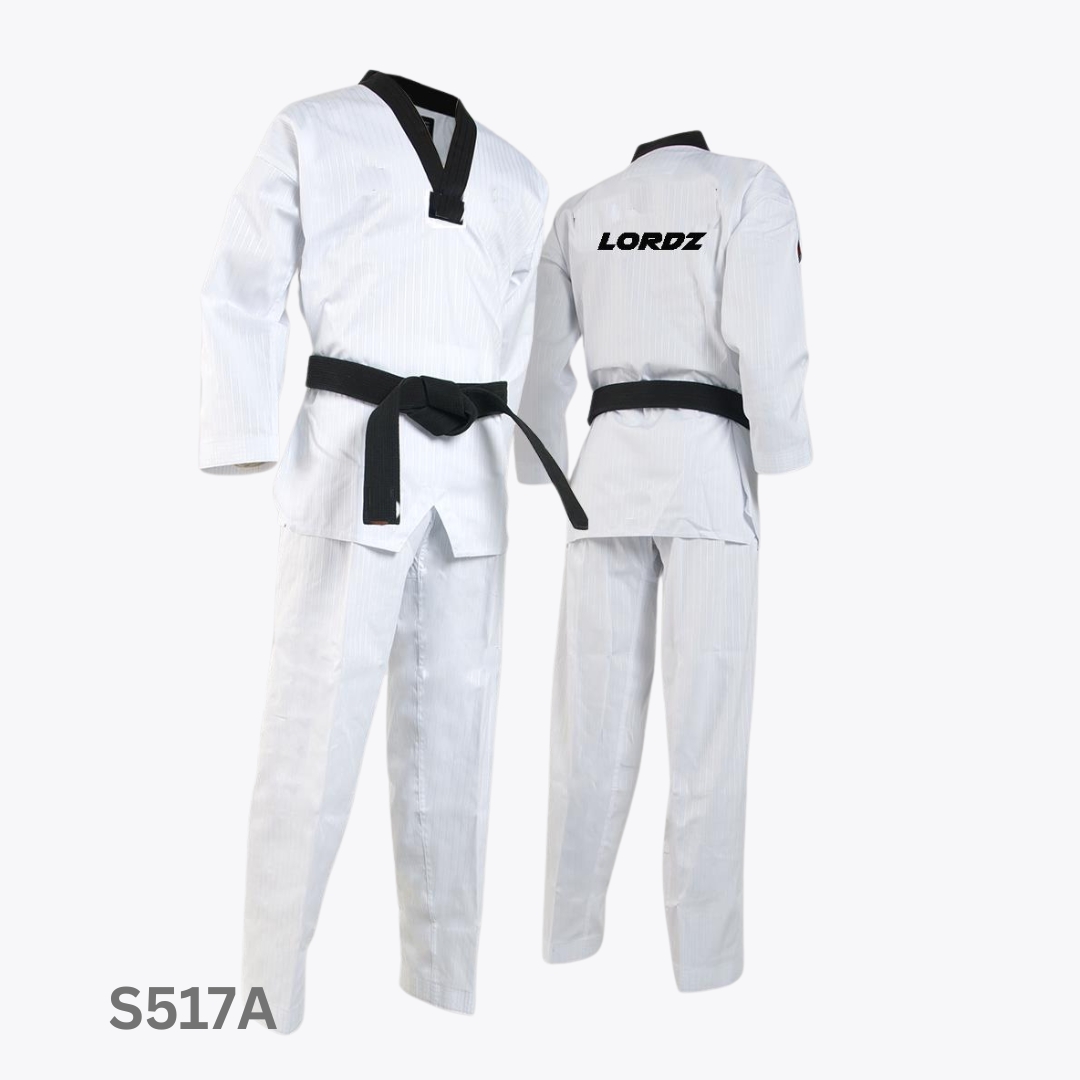 S-517B Cotton Corel Taekwondo Dress view 2