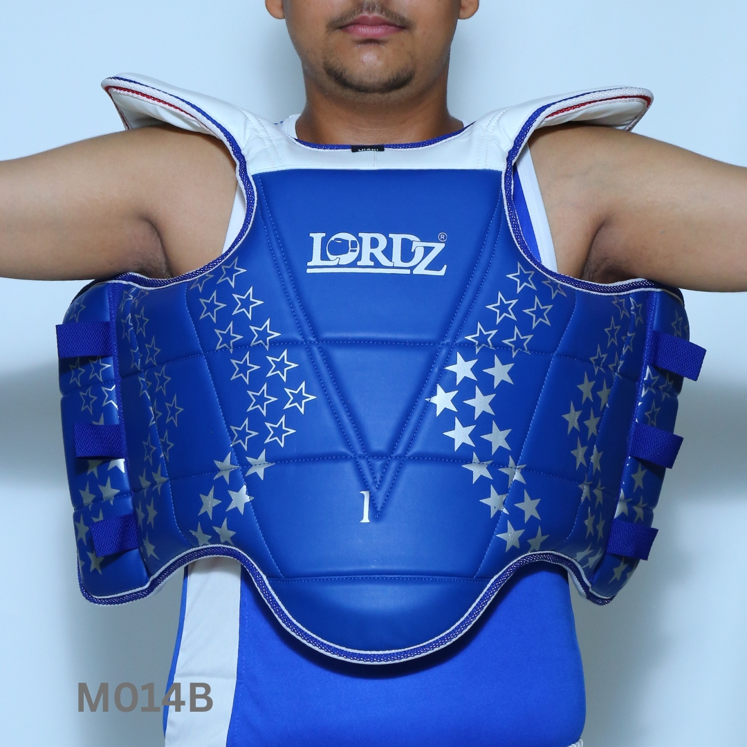 Karate Chest Guard — Leather view 2