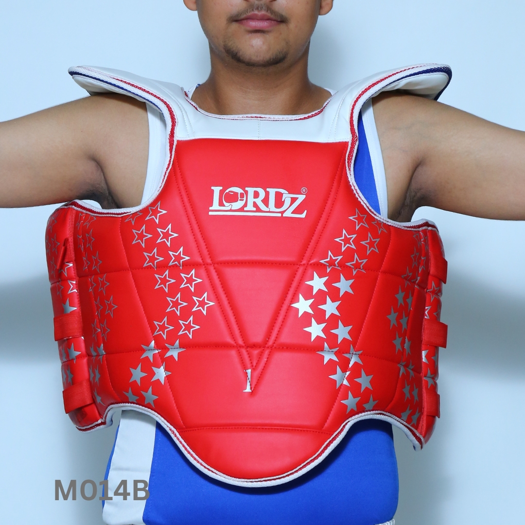Karate Chest Guard — Leather view 3